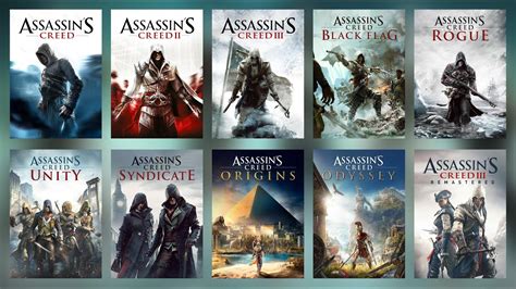 assassin's creed chronological order release.